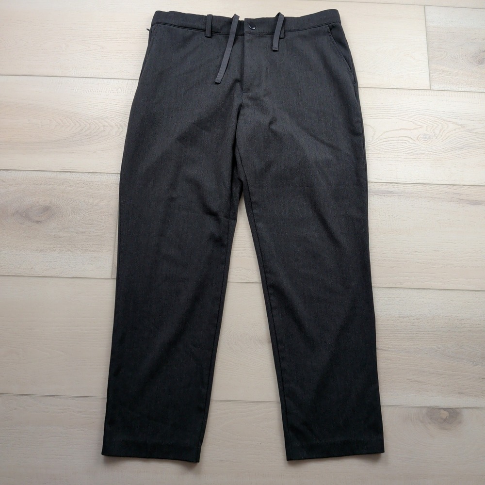 Quince Mens Ultra-Stretch 24/7 Smart Chino Dark Charcoal Pants 34x28 GCGL01